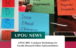 UPOU IREC Conducts Workshops for Faculty Research Ethics Subcommittees (1)