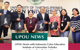 UPOU Meets with Indonesia Cyber Education Institute of Universitas Terbuka to Strengthen Partnership