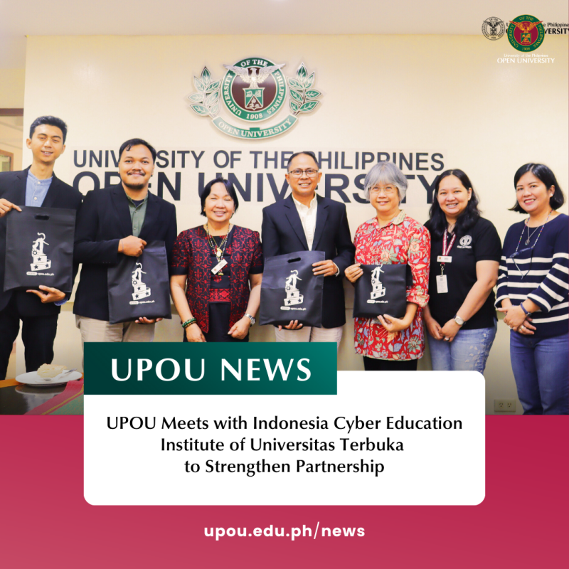 UPOU Meets with Indonesia Cyber Education Institute of Universitas Terbuka to Strengthen Partnership