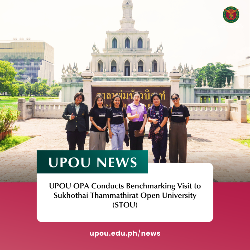 UPOU OPA Conducts Benchmarking Visit to Sukhothai Thammathirat Open University (STOU)