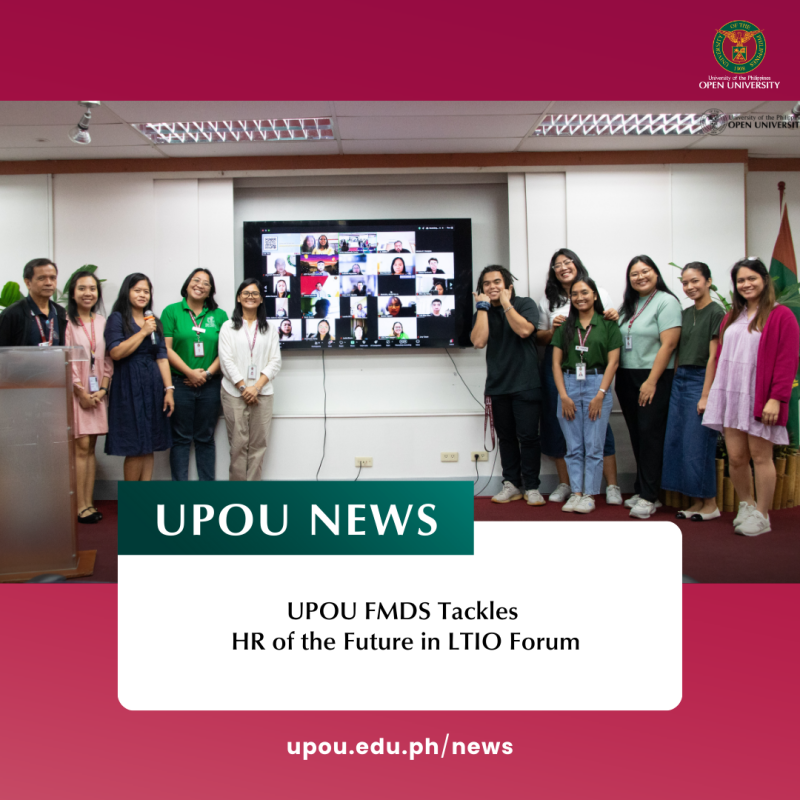 UPOU FMDS Tackles HR of the Future in LTIO Forum