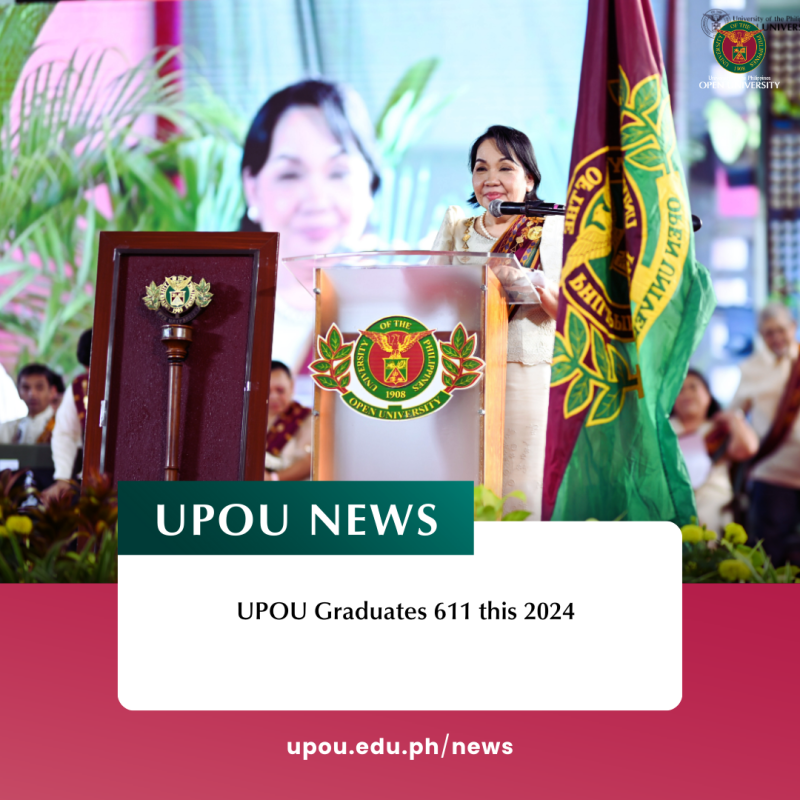 UPOU Graduates 611 this 2024