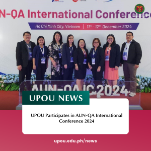 UPOU Participates in AUN-QA International Conference 2024