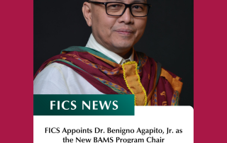 Dr. Agapito is the New BAMS PC