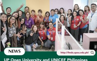 University of the Philippines Open University (UPOU) and UNICEF Philippines had a study tour at the Valenzuela City Child Protection Center (CPC)