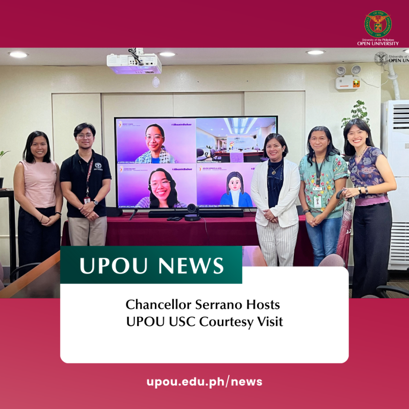 Chancellor Serrano Hosts UPOU USC Courtesy Visit